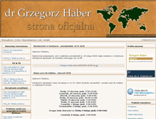 Tablet Screenshot of haber.edu.pl